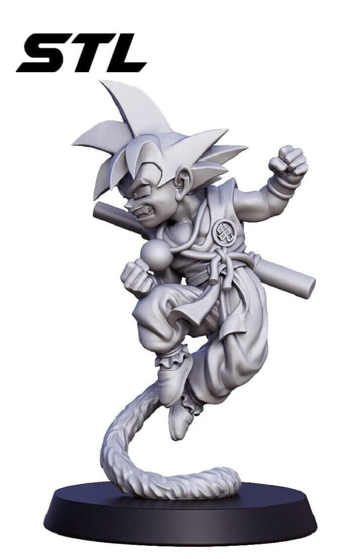 Kid Goku Dragon Ball stl file - Image 1