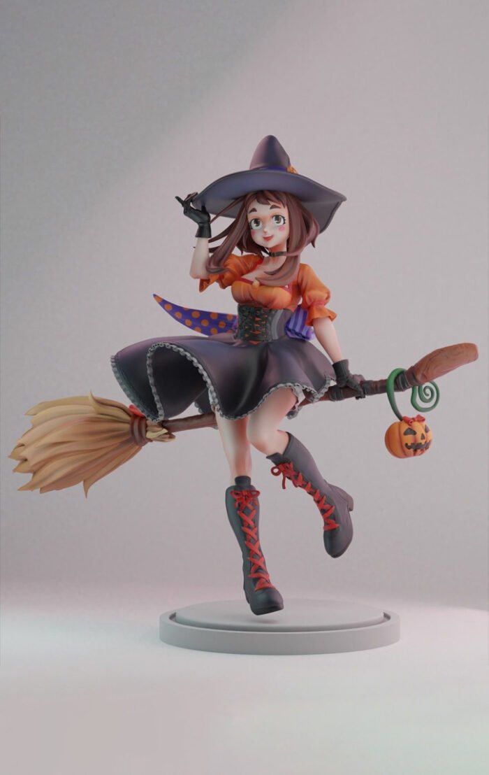 Witch Uraraka Helloween skin 3D print model - Image 1