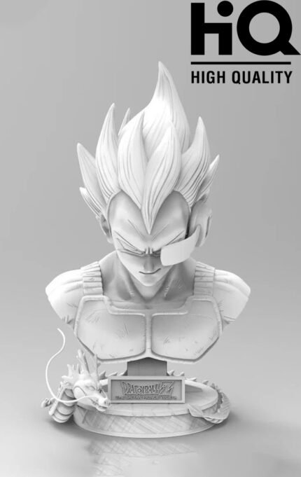 Dragon Ball Vegeta resin bust sculpture 3D printing