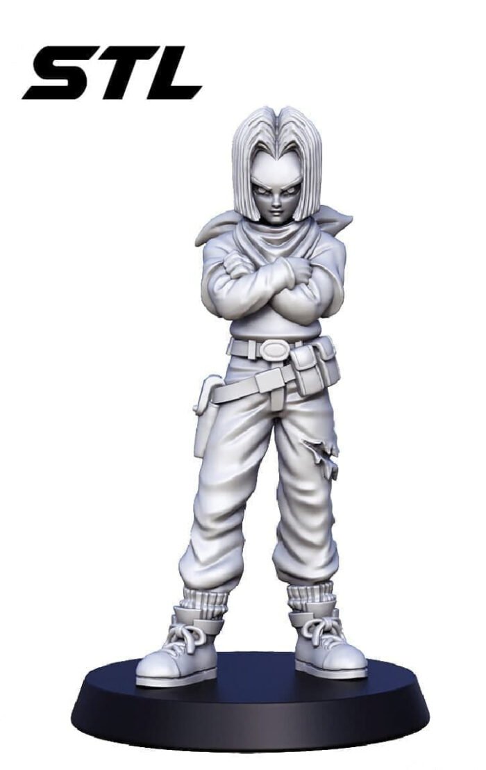 Android 17 Dragon Ball 3D Model - Image 1