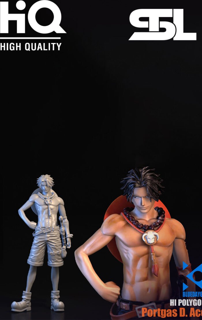 One piece Ace Stl File - Image 1