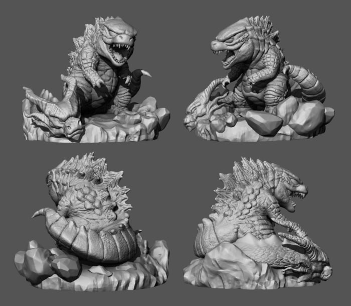 Godzilla vs Kong 3d print - Image 4