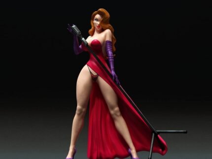 Jessica Rabbit ready for 3D print