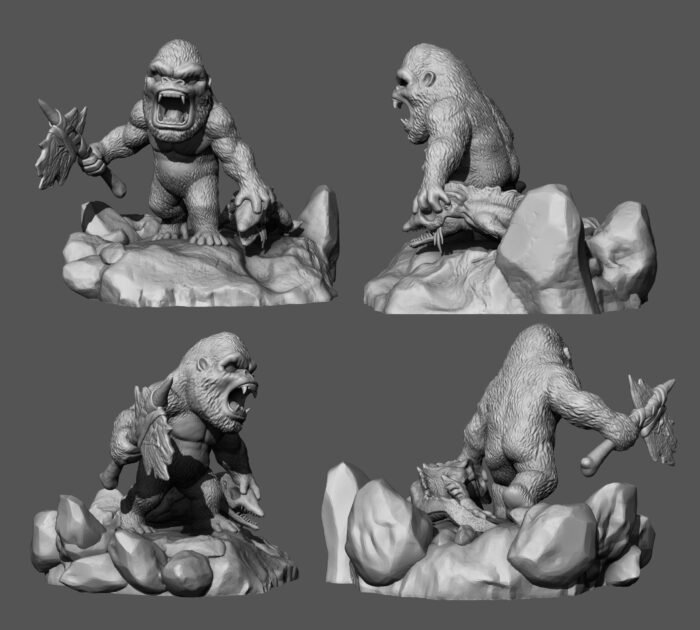 Godzilla vs Kong 3d print - Image 5