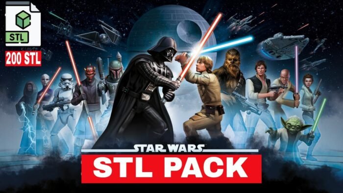 STAR WARS  STL PACKAGE  More than 200 STL Files - Image 1