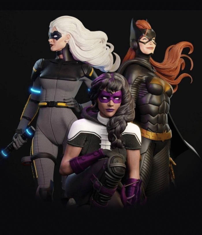 3d STL super girls - Image 1