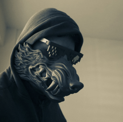 Wolf mask for 3d print