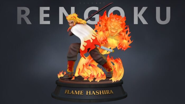 Demon Slayer - Kyojuro Rengoku 3D print model - Image 1