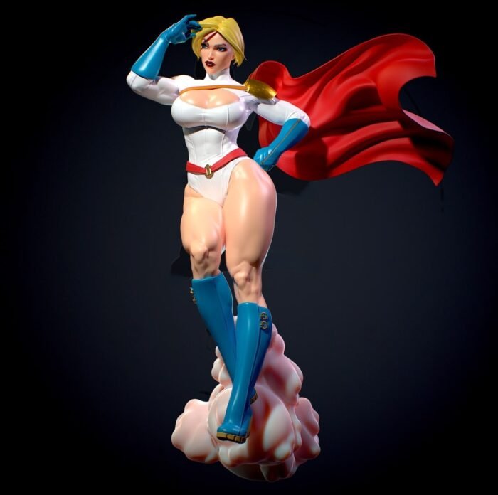 Power girl 3d printing stl files - Image 1