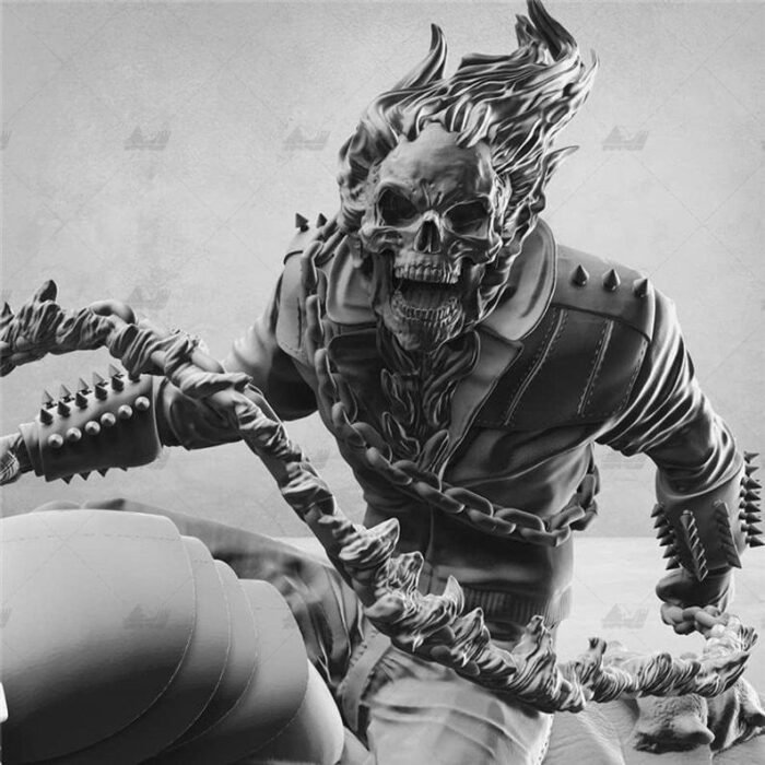 Ghost Rider - STL - 3d Print Files - Image 1