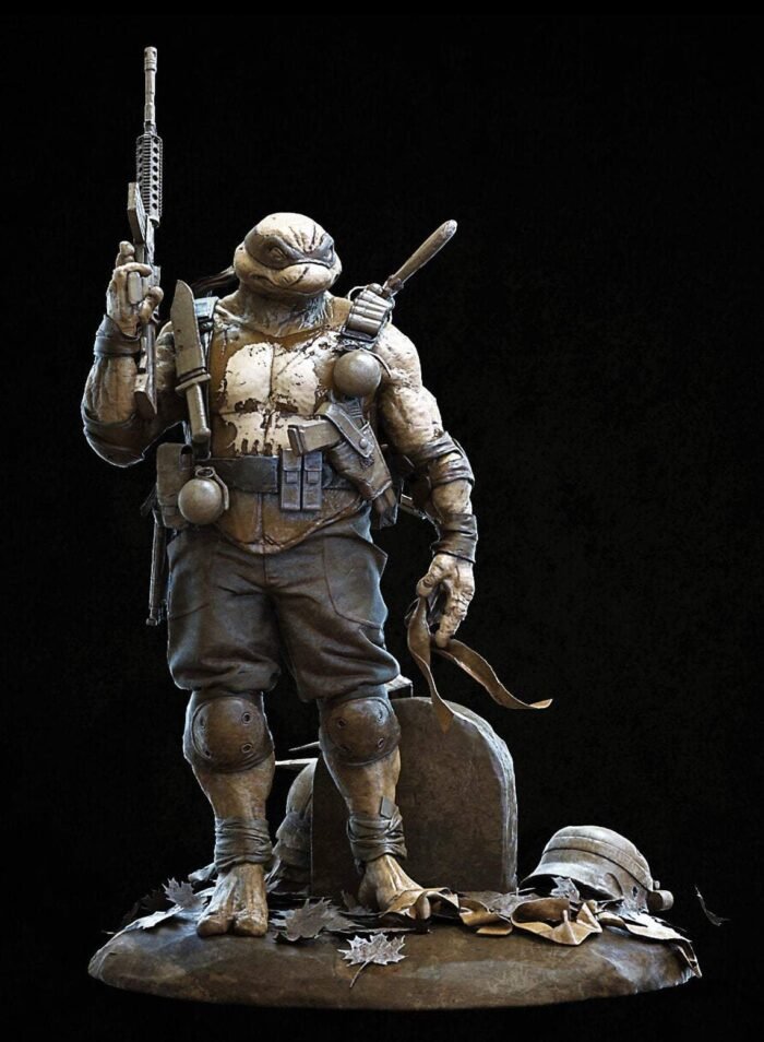 teenage mutant ninja turtle Punisher 3D Model STL - Image 1