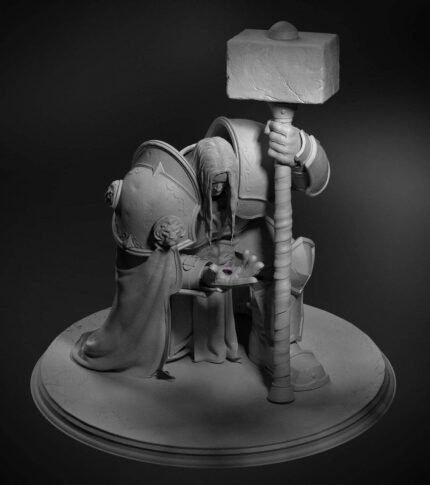 Wolrd of Warcraft Arthas 3D Model STL