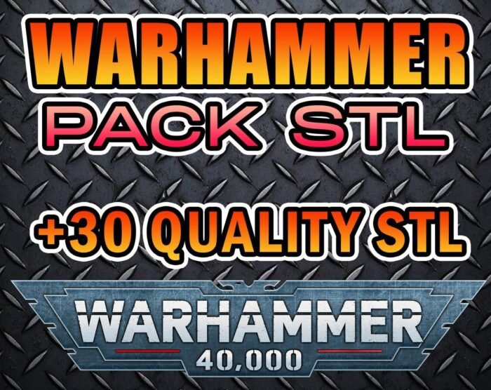 PACK WARHAMMER 40k STL pack/bundle | worth + 200 usd dollars (Check the description!) pack stl bundle download stl pack warhammer 40k - Image 1