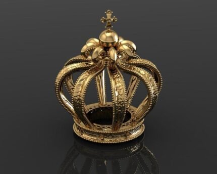 0.STL 3D model of Royal Crown / CAD file for 3D printing/CNC/