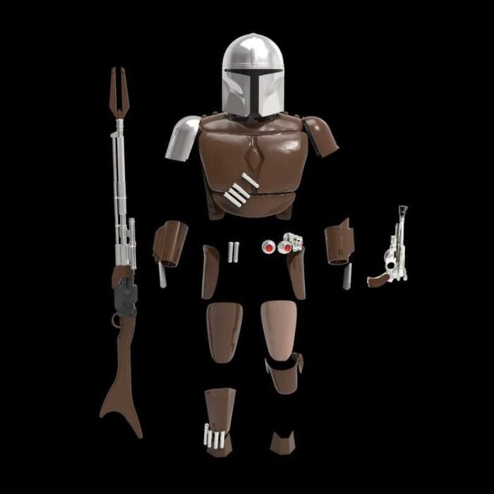 The Mandalorian 2019 Full Wearable Beskar Armor and Jetpack with Sniper Rifle and Blaster 3D Model STL + Special Gift - Image 1