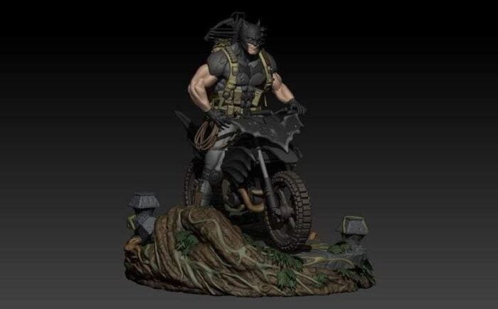 1-3 Batman zero year stl 3d printing files - Image 1