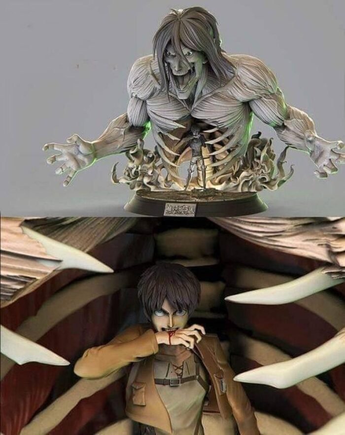 Eren Titan Transformtion Stl file 3d model print - Image 1