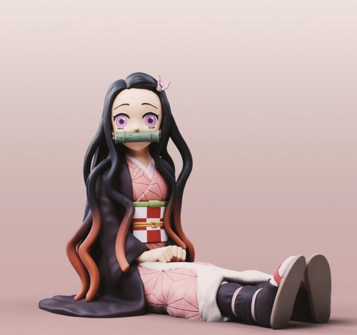 Nezuko Sitting - Demon Slayer/Kimetsu No Yaiba Figure Statue STL - Image 1
