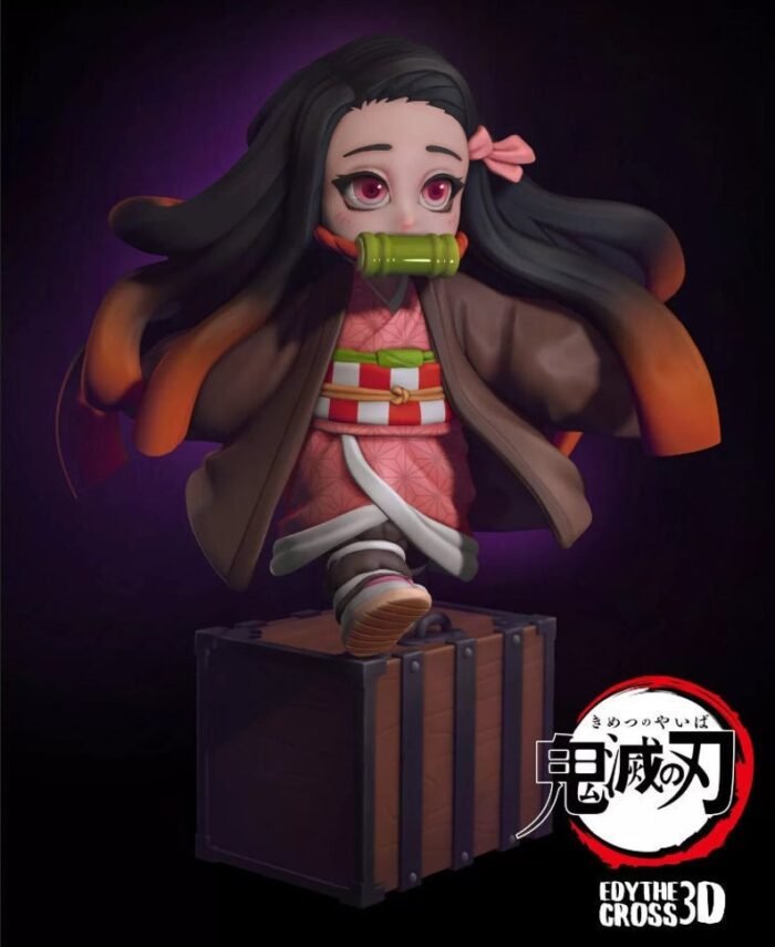 Nezuko Running - Demon Slayer/Kimetsu No Yaiba Figure Statue STL - Image 1