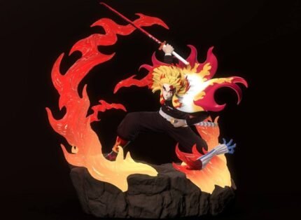Rengoku Kimetsu no Yaiba Anime 3D STL File For The Printer