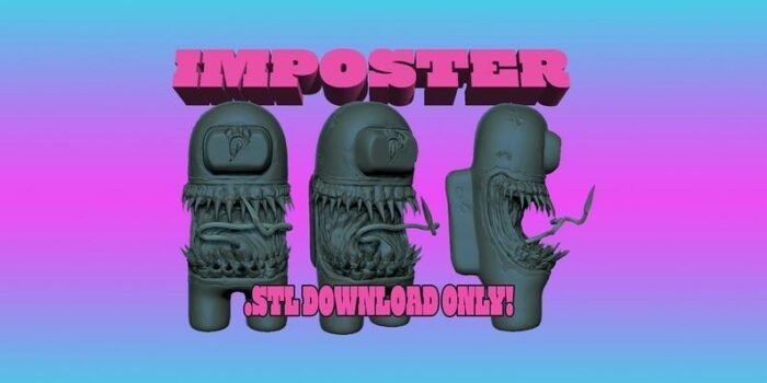 Imposter Among Us! ---STL DOWNLOAD ONLY!-- - Image 1