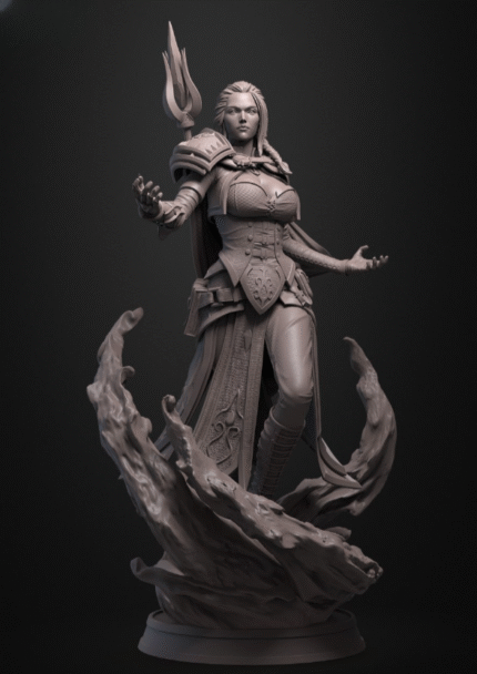 Jaina Proudmoore warcraft 3d printing stl files