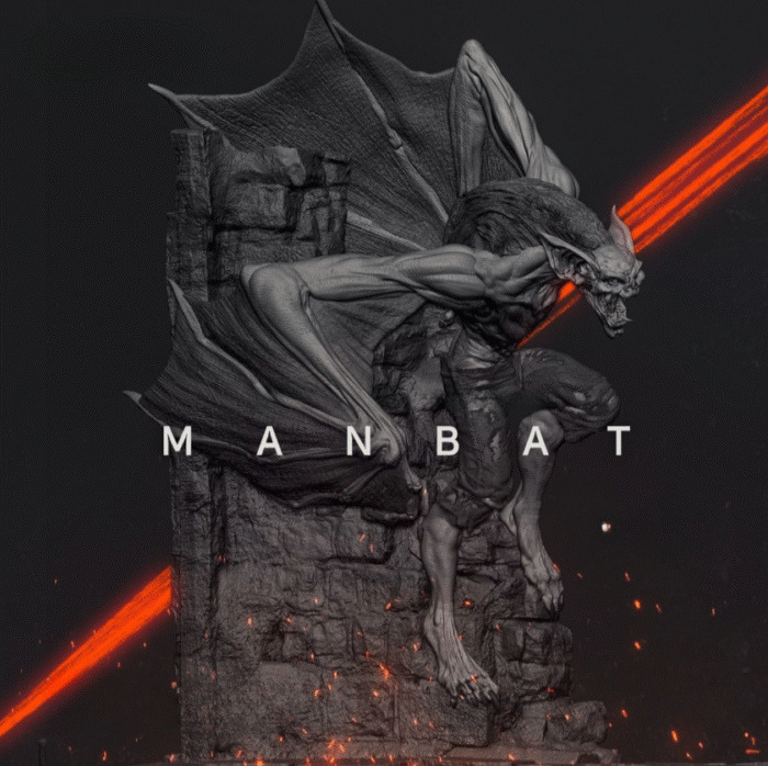 Manbat – Batman 3d printing stl files - Image 1