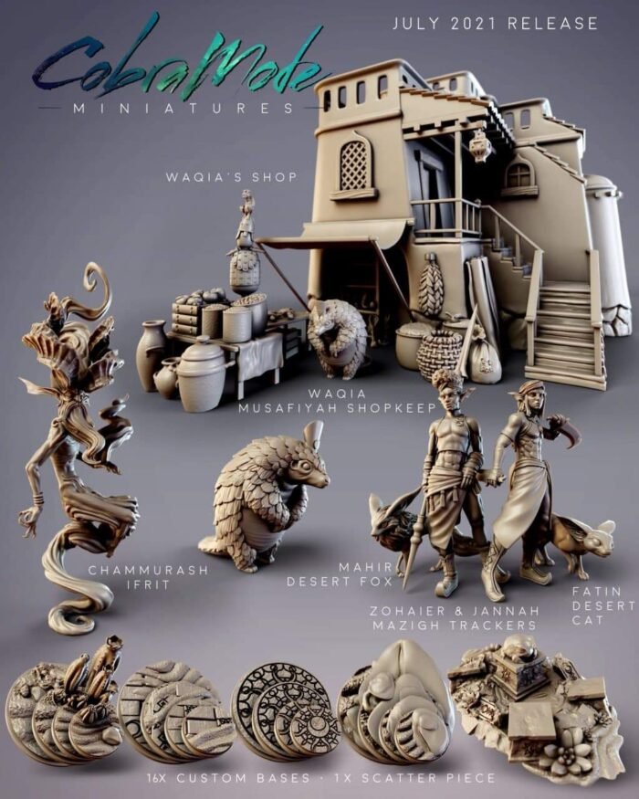 Castle miniatures stl ready for 3d printing - Image 1