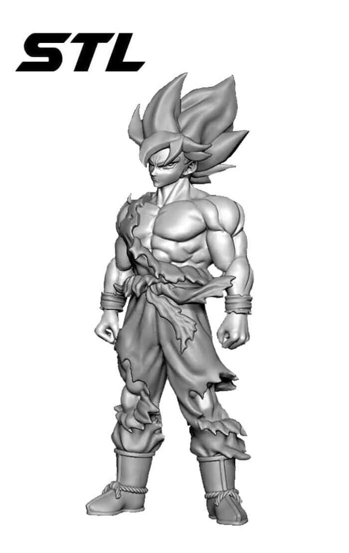 Goku SSJ Dragon Ball 3d model - Image 1