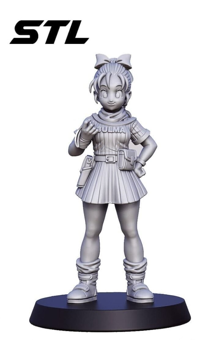 Bulma Dragon Ball 3D Model - Image 1