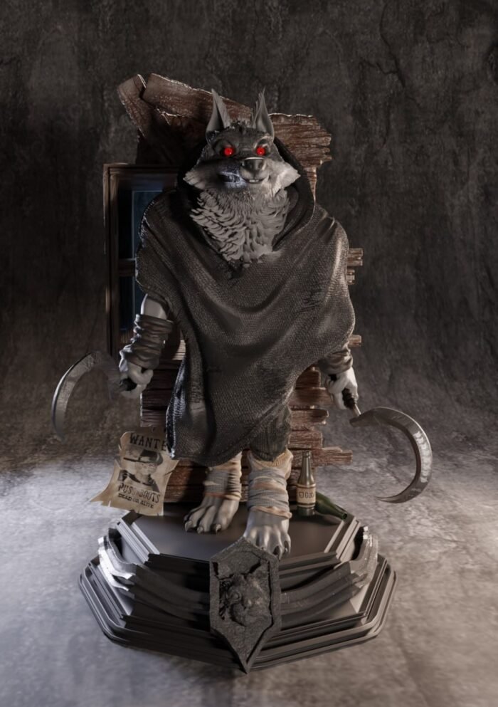 Big bad wolf 3d printing stl files - Image 1
