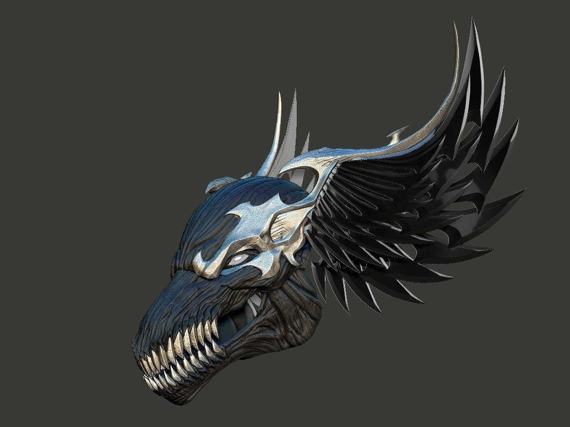 photo_4943045296980601660_y.jpg Beta Ray venomized helmet 3d printing stl files - Image 1