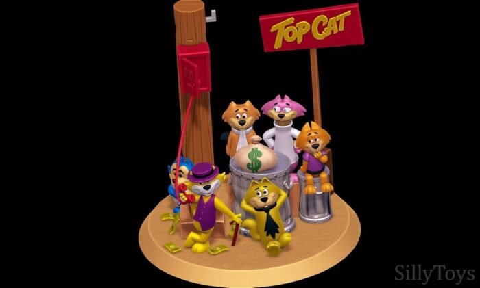 Top cat diorama 3d printing stl files - Image 1