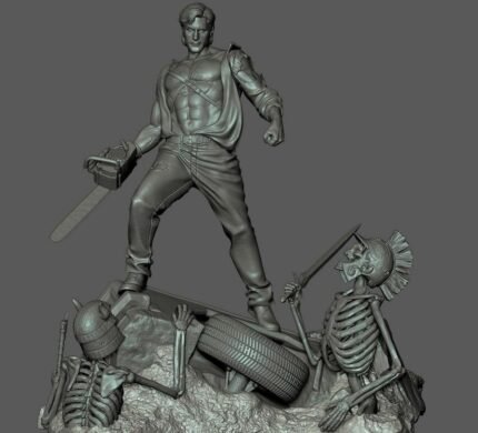 Ash vs evil dead 3d printing stl files