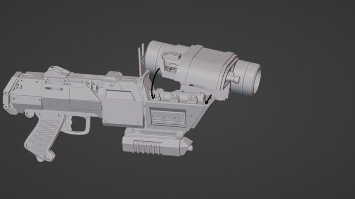 DC 17M starwars blaster 3d printing stl files - Image 3