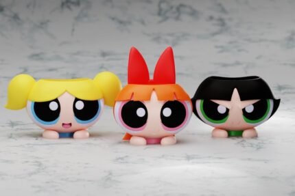 Powerpuff girls 3d printing stl files
