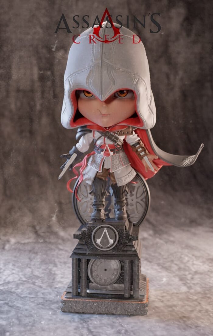 Assassins creed Ezio chibi 3d printing stl files - Image 1