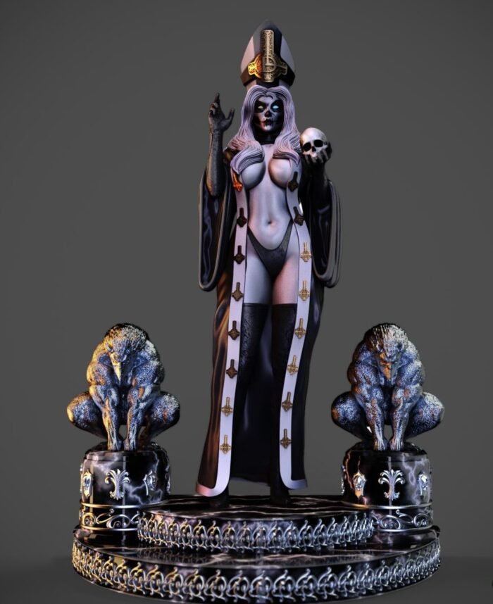 lady death ghost 3d printing stl files - Image 1