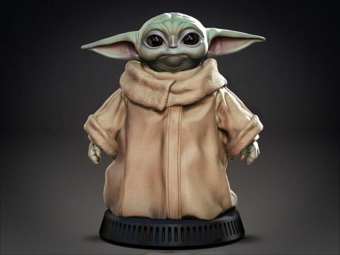 Grogu 3d printing stl files - Image 1