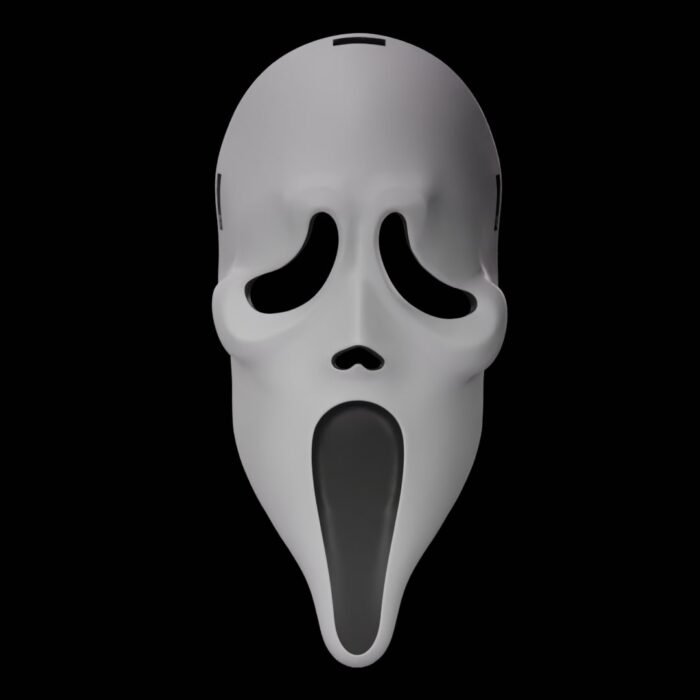 Ghost face cosplay mask 3d printing stl files - Image 1