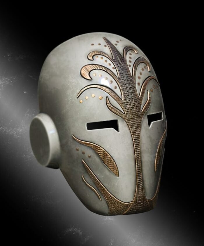 Jedi temple guard mask 3d printing stl files - Image 1