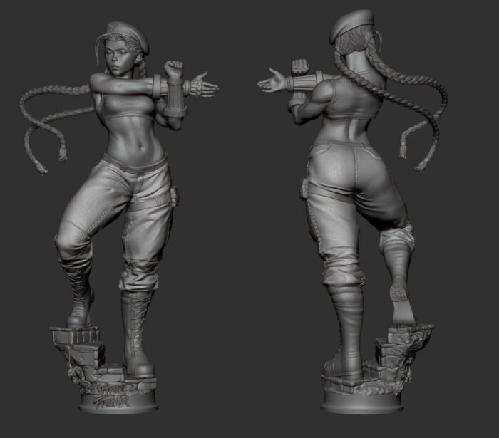 Cammy street fighter 3d printing stl files - Image 2