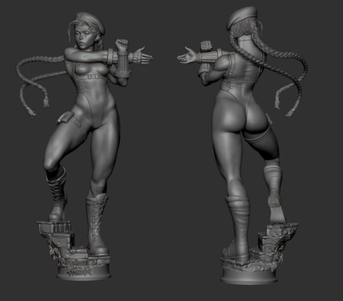 Cammy street fighter 3d printing stl files - Image 3