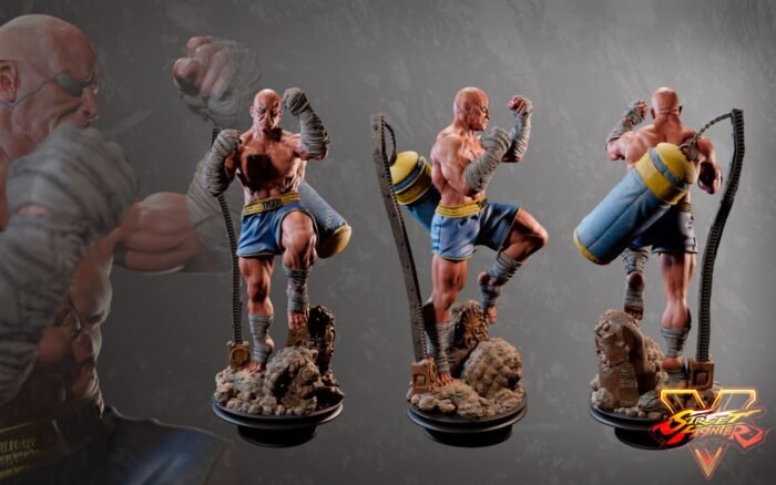 Sagat street fighter 3d printing stl files - Image 1