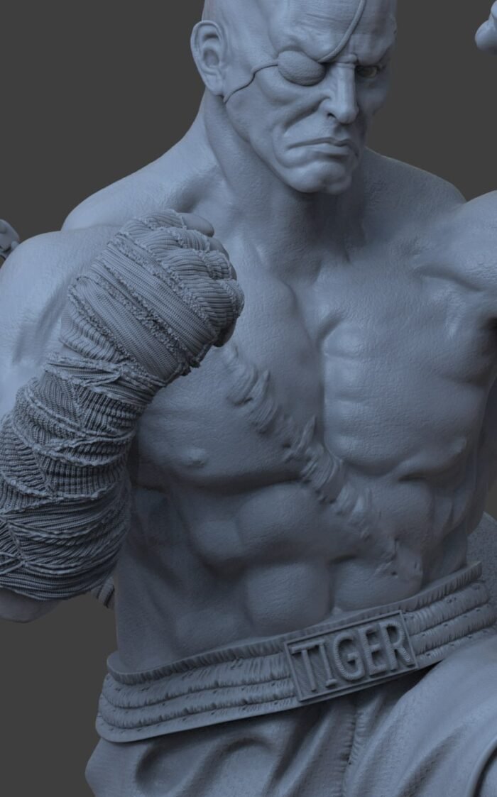 Sagat street fighter 3d printing stl files - Image 2