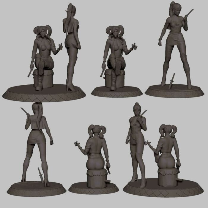 Harley and punchline 3d printing stl files - Image 1