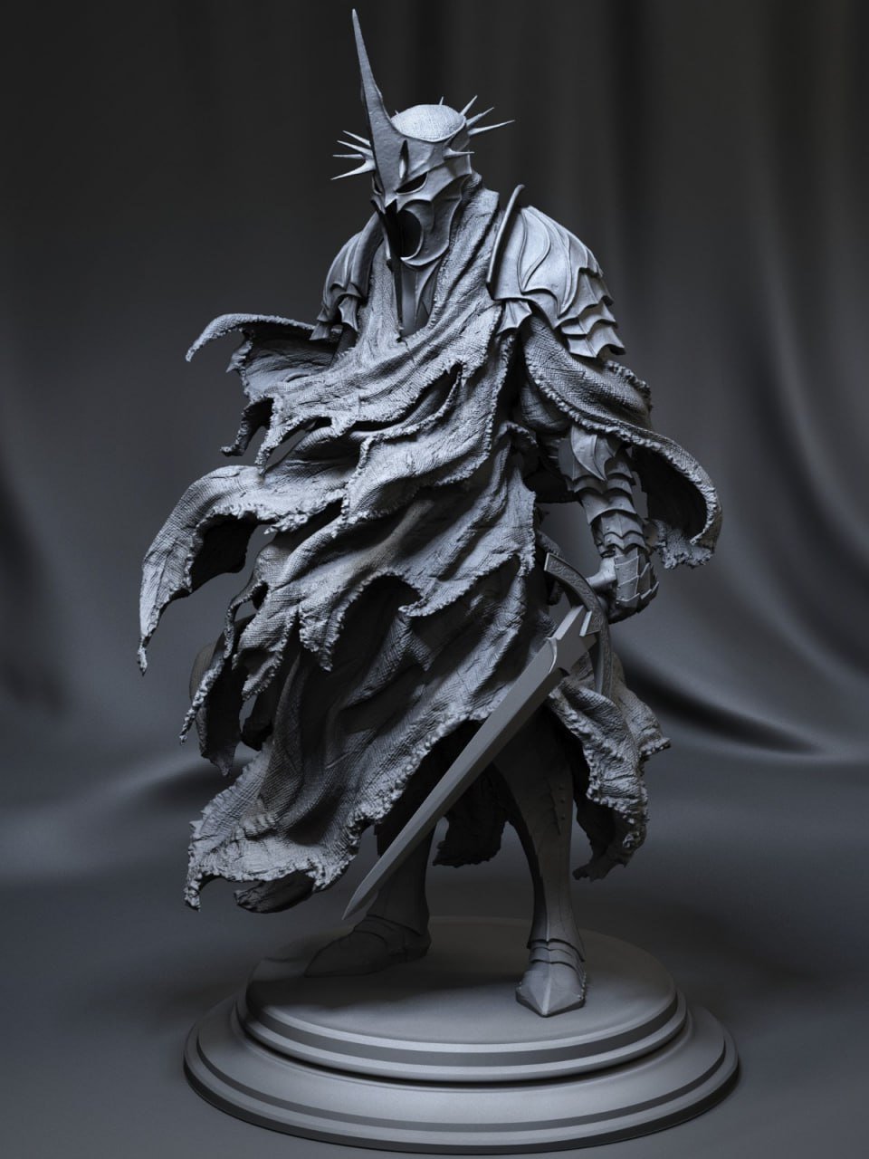 photo_5082575199446084488_y.jpg Lotr Witchking 3d printing stl files - Image 1