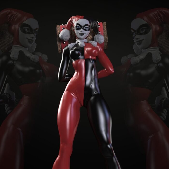 Classic harley quinn 3d printing stl files - Image 1