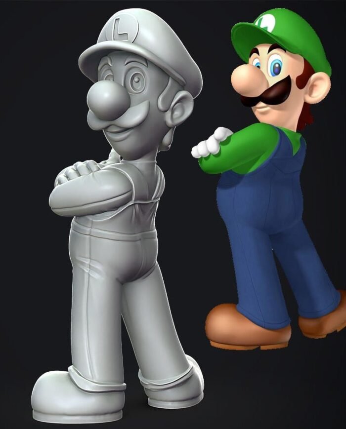 Mario & Luigi 3d printing stl files - Image 2