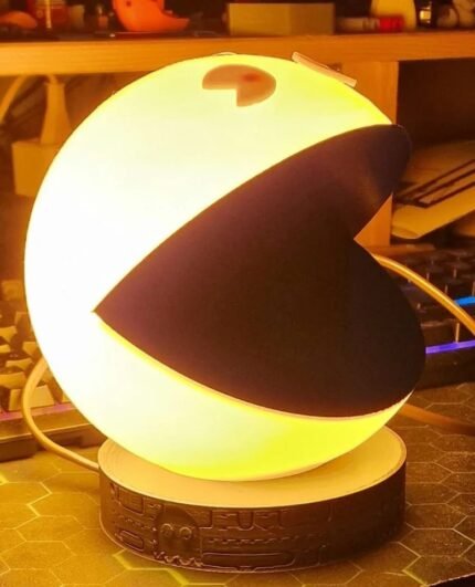 Pac man lamp 3d printing stl files